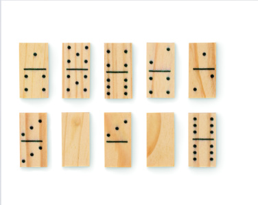 Лого трейд бизнес-подарки фото: Domino and cards set