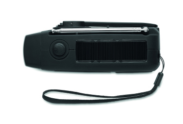 Лого трейд pекламные cувениры фото: Portable radio SOS with LED torch