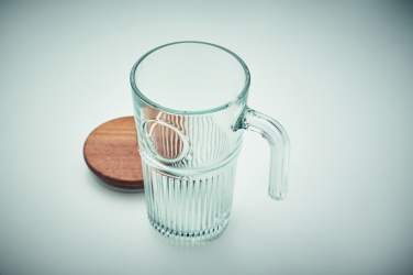 Лого трейд бизнес-подарки фото: Glass mug 450ml