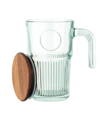 Логотрейд pекламные подарки картинка: Glass mug 450ml