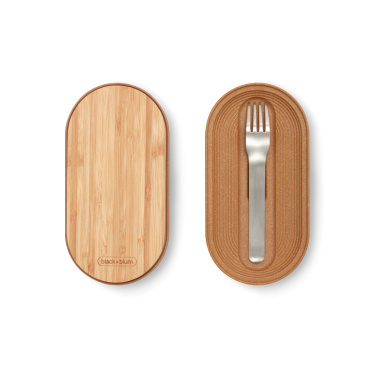 Лого трейд pекламные cувениры фото: Двойной контейнер для бенто из нержавеющей стали Black+Blum