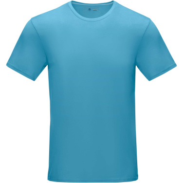 Лого трейд pекламные cувениры фото: Azurite short sleeve men’s organic t-shirt