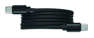 Лого трейд pекламные подарки фото: Braided magnetic cable in RPET