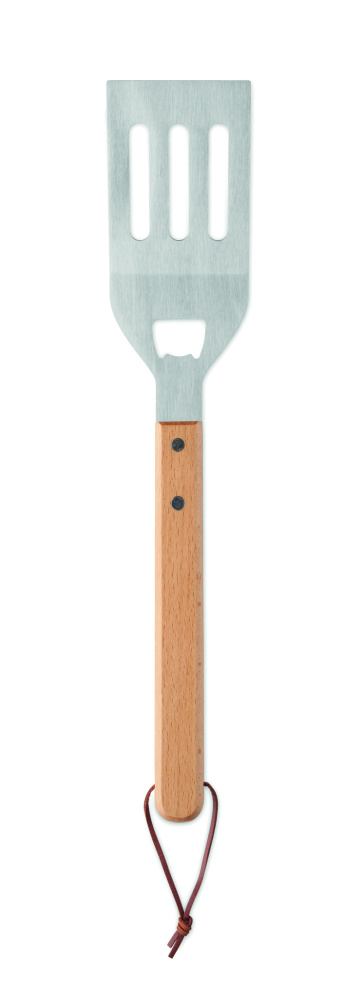 Лого трейд pекламные cувениры фото: BBQ spatula in beechwood