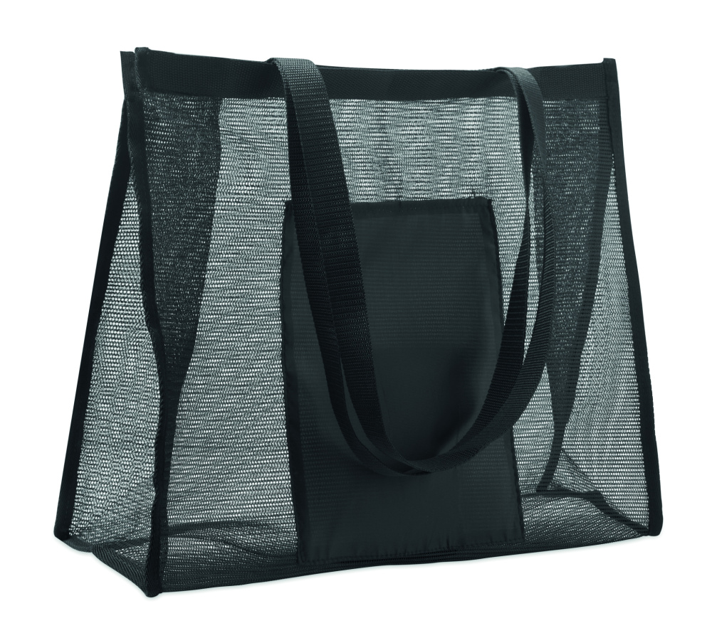 Лого трейд бизнес-подарки фото: RPET mesh shopping bag