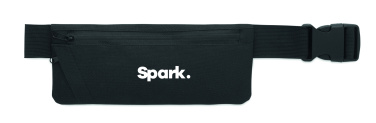 Логотрейд pекламные подарки картинка: Sports waist bag 600D RPET