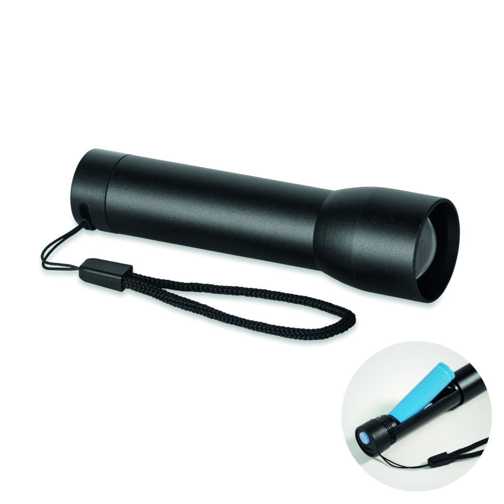 Лого трейд бизнес-подарки фото: Aluminium rechargeable torch