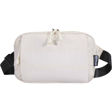Логотрейд pекламные cувениры картинка: Поясная сумка Puffer, изготовленная из переработанных материалов согласно стандарту GRS, объемом 1,5 л