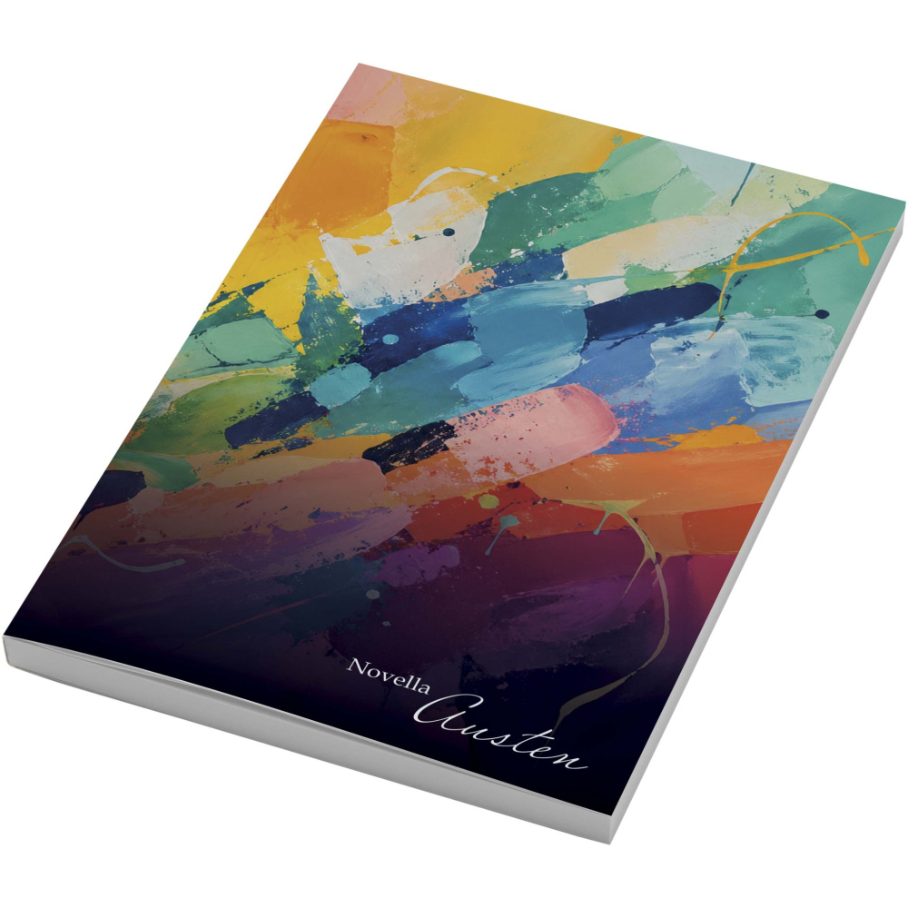 Логотрейд pекламные подарки картинка: Блокнот формата А5 Novella Austen в мягкой обложке на 100 листов