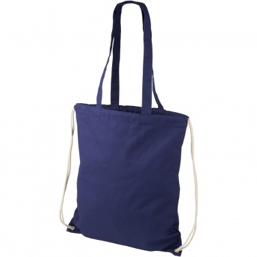 Logotrade kampanjprodukter bild: Eliza ryggsäck med dragsko i bomull, 240 g/m² 6L