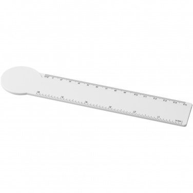 Logotrade kampanjprodukter bild: Tait 15 cm cirkelformad linjal av återvunnen plast