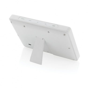 Logotrade presentreklam bild: Utah LED klocka RCS rplast & bambu