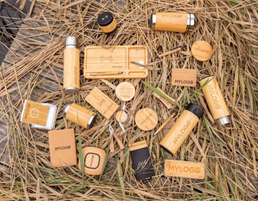 Logotrade profilreklam bild: Bamboo X 5W trådlös laddare