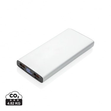 Logotrade profilreklam bild: Aluminium 18W 10.000 mAh PD Powerbank