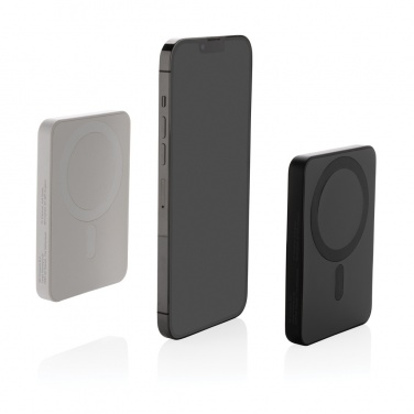 Logotrade profilprodukter bild: Magnetix 5.000mAh magnetisk powerbank, RCS återvunnen plast