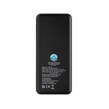 Logotrade kampanjprodukter bild: Fenwick 10.000mAh 3-i-1 powerbank, RCS återvunnen plast