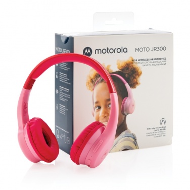 Logotrade profilprodukter bild: Motorola JR 300 trådlösa säkerhetshörlurar barn