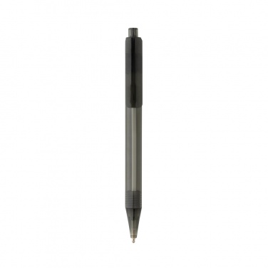 Logotrade profilreklam bild: GRS RPET X8 transparent penna