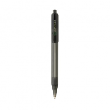 Logotrade profilreklam bild: GRS RPET X8 transparent penna