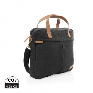 Logotrade profilprodukter bild: Impact AWARE™ laptopväska i 16 oz. återvunnen canvas