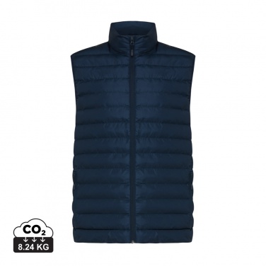 Logotrade reklamprodukter bild: Iqoniq Meru herrväst i återvunnen polyester