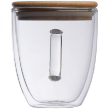 Logotrade kampanjprodukter bild: Dubbelväggig glaskopp GERTHE 350 ml