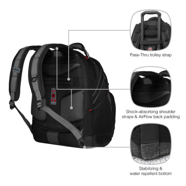 Logotrade profilreklam bild: Ryggsäck Wenger Synergy 16''