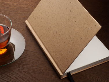 Logotrade reklamprodukter bild: Återvunnen Coconut Notebook 209734100