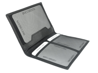 Logotrade profilprodukter bild: RFID-dokumentplånbok 20801300