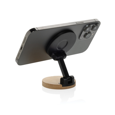Logotrade reklamprodukter bild: Magmount RCS telefonställ i bambu och återvunnen plast