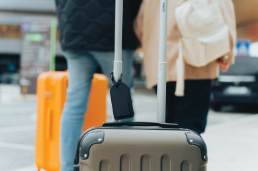 Logotrade profilreklam bild: Globetrack RCS  bagagetagg, kan spåras i alla länder