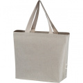 Stor bomullsväska Pilar, beige