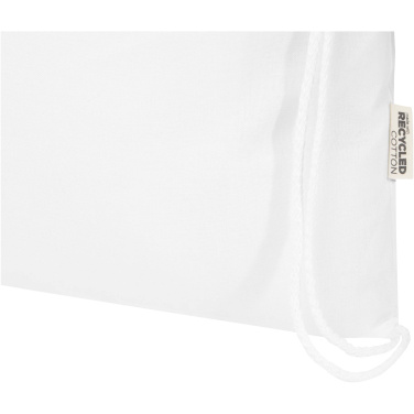 Logotrade profilprodukter bild: Oregon Blend 140 g/m² väska med dragsko av återvunnen GRS 5L