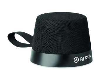 Logotrade profilreklam bild: 3W trådlös högtalare + stativ