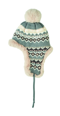 Logotrade reklamprodukter bild: Stickad mössa med öronlapp