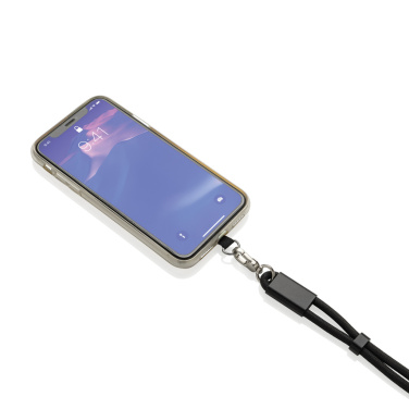 Logotrade presentreklam bild: LoopAmp RCS RPET handledsrem för telefon med 60 W kabel