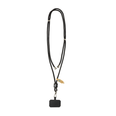 Logotrade profilreklam bild: CarryLoop RCS RPET-hållare med justerbar snodd för mobil