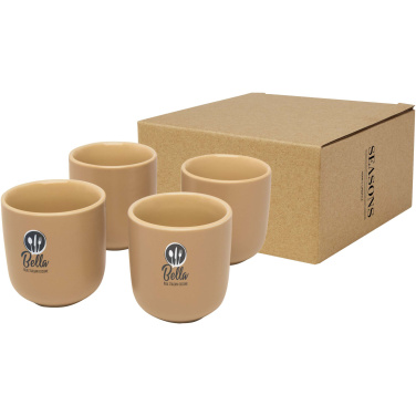 Logotrade presentreklam bild: Male fyra stycken 90 ml espressokopp