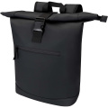 Resi Plus 15 tums ryggsäck med rulltopp av GRS-återvunnet material, 18 l, Helsvart