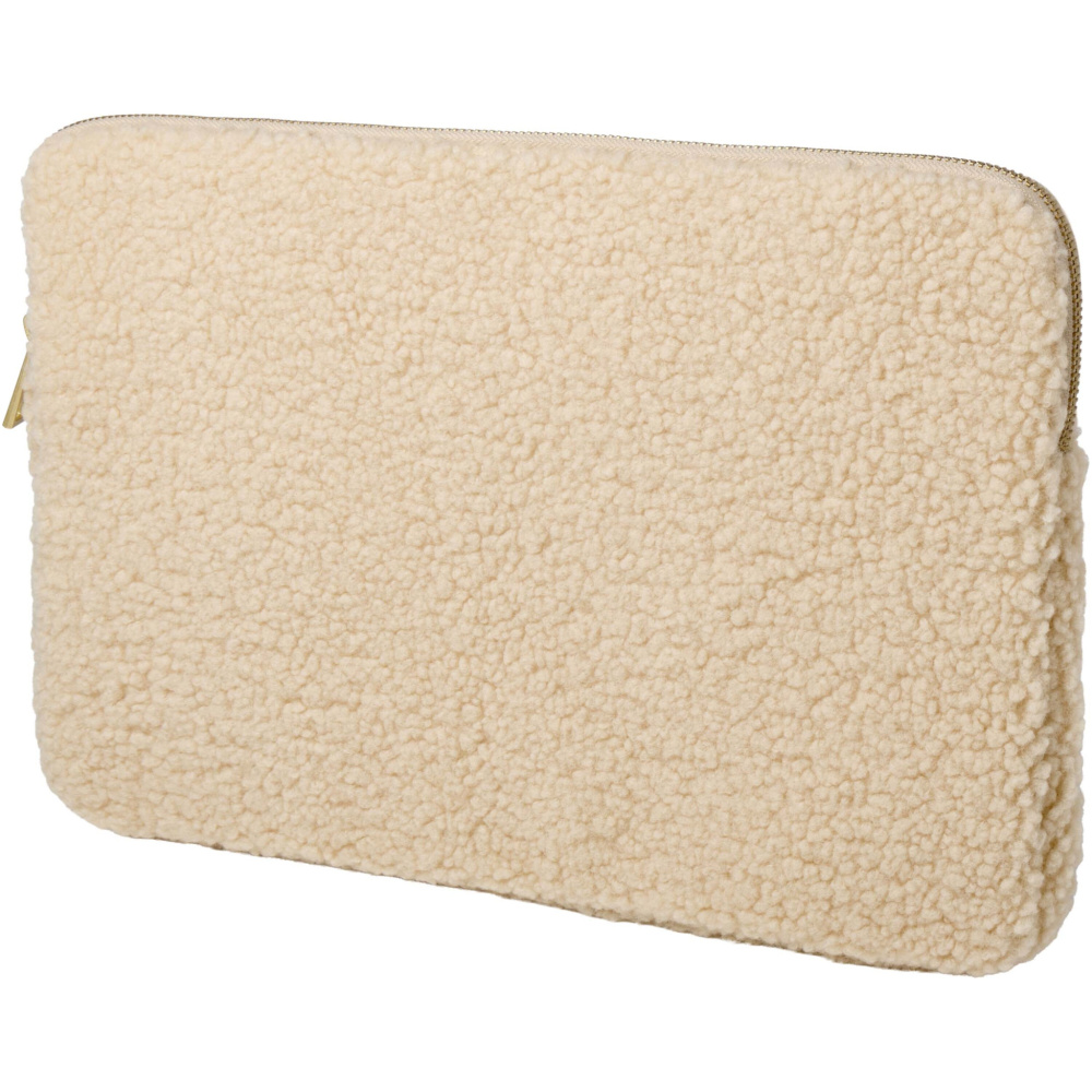Logotrade reklamprodukter bild: Bear 13 tums laptopfodral av GRS-återvunnen sherpa, 2 l