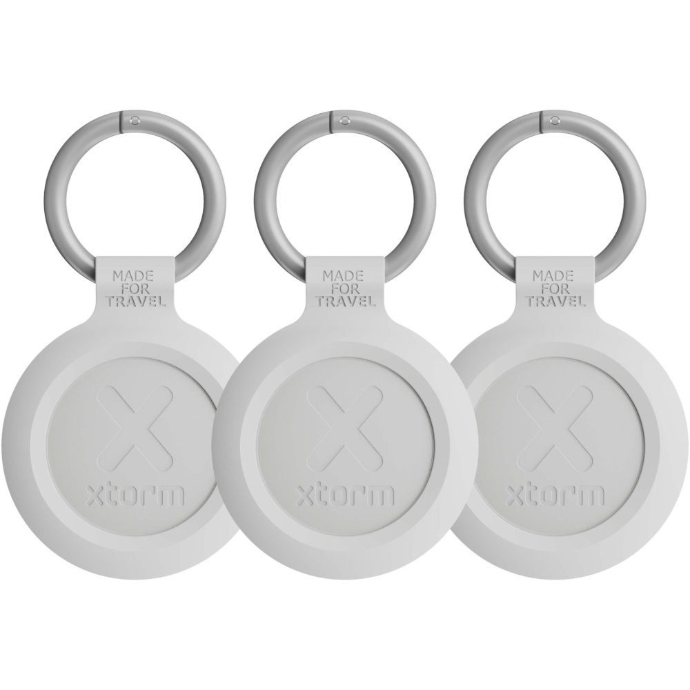 Logotrade presentreklam bild: Xtorm XTAG2A 3-pack vattentålig tracker