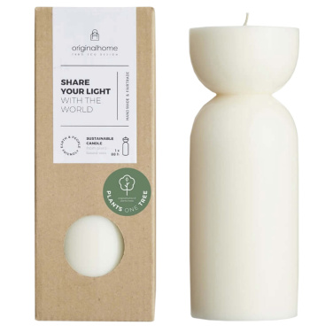 Logotrade reklamprodukter bild: Originalhome ekologiskt ljus – medium