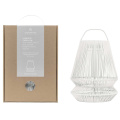 Originalhome Lampion återvunnen bärbar lampskärm, Ljusgrå
