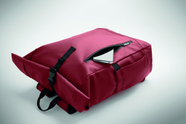 Logotrade profilprodukter bild: Rolltop dataryggsäck 600D