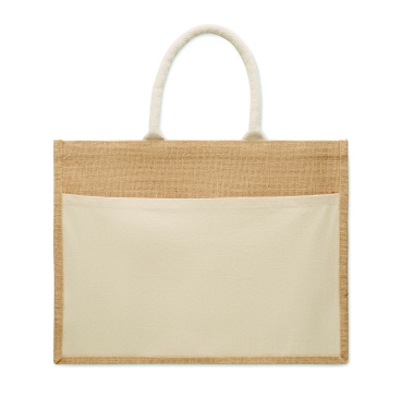 Logotrade kampanjprodukter bild: Kasse i bomull/jute 280gsm