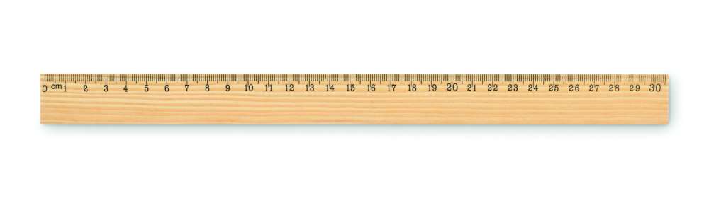 Logotrade kampanjprodukter bild: Trälinjal 30 cm