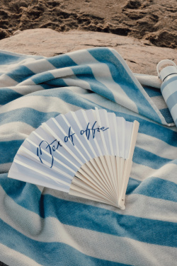 Logotrade reklamprodukter bild: VINGA Out of office solfjäder