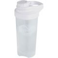 Forza 700 ml sportflaska med shakerboll, Transparent klar