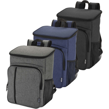 Logotrade kampanjprodukter bild: Tundra picknick kylryggsäck av återvunnen GRS med serveringsset, 20 l