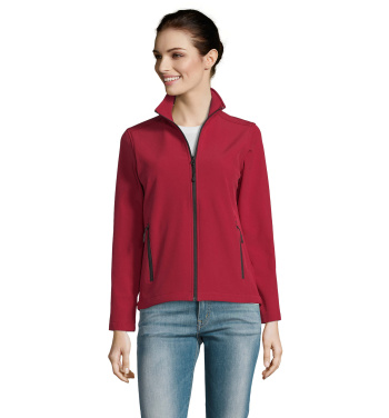 Logotrade presentreklam bild: RACE DAM SOFTSHELL 280g